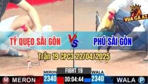 Trận 19 CPC3 22/4/2025 - Chuối Hiệu Anh Phú Sài Gòn Đâm Cựa Quá Tịch
