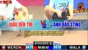 Trận 2 CPC2 9/5/2025 - Gà Úa Chặn 1 Chân Gà Điều Anh Bảo Sting Lìa Giò
