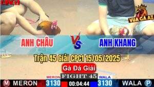 Trận 45 Giải CPC1 15/5/2025 – Anh Châu Bến Tre Vs Anh Khang CR7