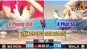 Trận 25 CPC3 24/06/2025 - Anh Phụng USA Vs Anh Phát Sài Gòn