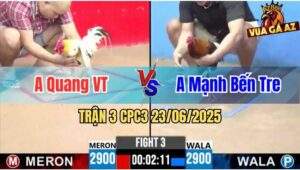 Trận 3 CPC3 23/06/2025 - Anh Quang Vũng Tàu Gặp Anh Mạnh Bến Tre