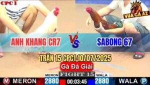 Trận 15 CPC1 10/7/2025 - Anh Khang CR7 Gặp SaBong 67