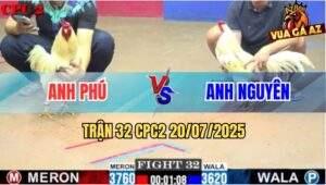 Trận 32 CPC2 20/7/2025 - Anh Phú Đối Đầu Với Anh Nguyên Bến Tre