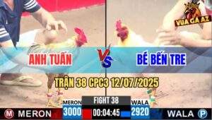 Trận 38 CPC3 12/7/2025 - Camelo Anh Tuấn Đá Bướm Hiệu Anh Bé Tốc Chạy