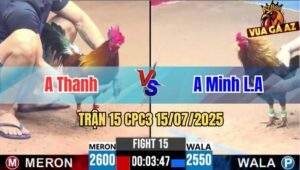 Trận 15 CPC3 15/07/2025 - Anh Thanh Vs Anh Minh Long An