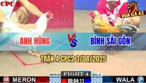 Trận 4 CPC2 3/8/2025 - Úa Ói Có Chân Cúp Điện Gà Cú Anh Bình Sài Gòn