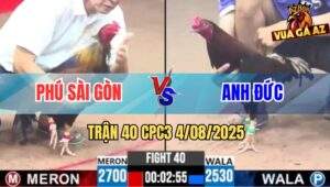 Trận 40 CPC3 4/8/2025 - Anh Phú Sài Gòn Đụng Độ Anh Đức