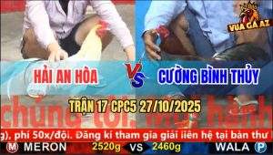 Trận 17 CPC5 27/10/2025 - Anh Hải An Hòa Và Anh Cường Bình Thủy