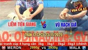 Trận 12 CPC5 23/11/2025 - Bướm Anh Vũ May Độ Có Chân Kết Liễu Bướm Đỏ