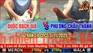 Trận 24 CPC5 5/11/2025 - Anh Phương Châu Thành Và Anh Quốc Rạch Giá