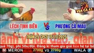 Trận 25 CPC5 15/11/2025 - Anh Lếch Tịnh Biên Và Anh Phương Cà Mau
