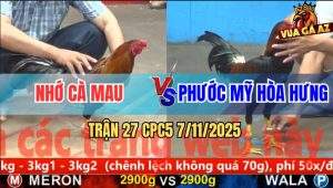 Trận 27 CPC5 7/11/2025 - Anh Nhớ Cà Mau Và Anh Phước Mỹ Hòa Hưng