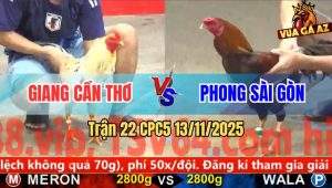 Trận 22 CPC5 13/11/2025