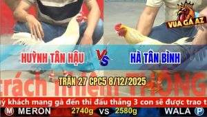 Trận 27 CPC5 8/12/2025 - Úa Anh Huỳnh Đá Ngay Ông Địa Lấy Tiền Gà Bướm