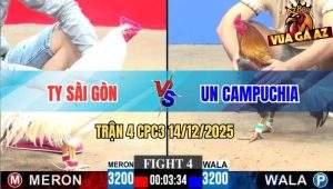 Trận 4 CPC3 14/12/2025 - Gà Xám Anh Un Campuchia Đá Như Tên Bắn