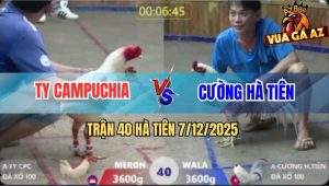 Trận 40 Hà Tiên 7/12/2025 - Bướm Anh Cường Đâm Bướm Campuchia La Làng