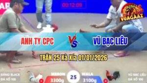 Trận 25 Xà Xía 01/01/2026